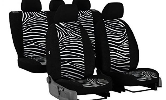 ausgefallene gsc universal autositzbezuge zebra komplettset sitzbezug fur auto sitzschoner set schonbezge autositz sitzbezuge sitzauflagen sitzschutz kompatibel mit dacia duster bild