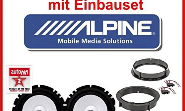 ausgefallene lautsprecher alpine mit einbauset fur opel vectra b foto