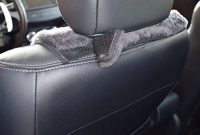 ausgefallene leibersperger autofell autositzauflage aus echtem lammfell patchwork 36cm breite x138cm lange schiefer foto