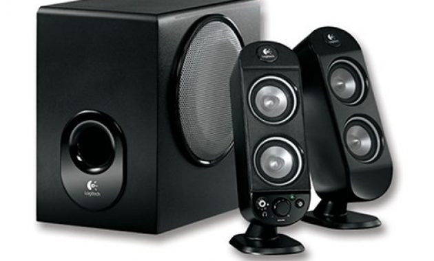 ausgefallene logitech x 230 pc lautsprechersystem 21 32 watt rms foto