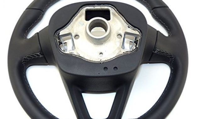 ausgefallene seat lenkrad leder lederlenkrad fur multifunktionsanzeige schwarz mit grauer naht bild