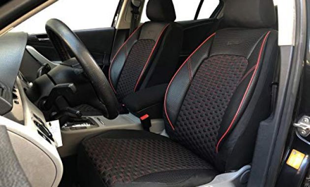 ausgefallene sitzbezuge k maniac universal schwarz rot autositzbezuge set vordersitze autozubehor innenraum auto zubehor kunstleder v1607570 kfz tuning sitzbezug sitzschoner foto