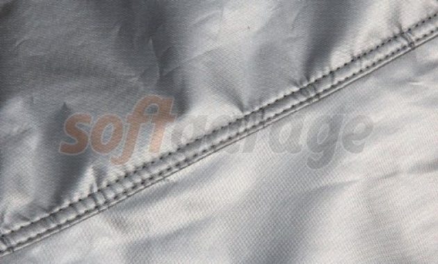 ausgefallene softgarage aluminium silber silvertec silber heavy duty premium outdoor atmungsaktiv wasserabweisend foto