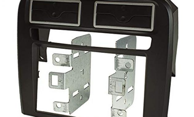 ausgefallene tomzz audio 2414 046 doppel din radioblende passend fur fiat grande punto 199 2005 2009 schwarz bild