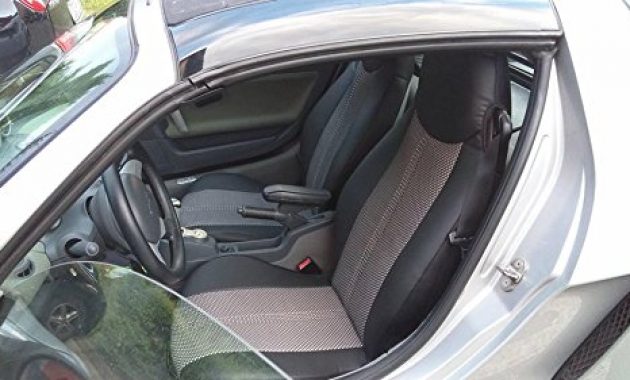 ausgefallene topcar athens zwei autositzbezuge aus synthetischem und kunstleder 100 passgenau sitzbezugesets farben schwarz und grau 452 bild