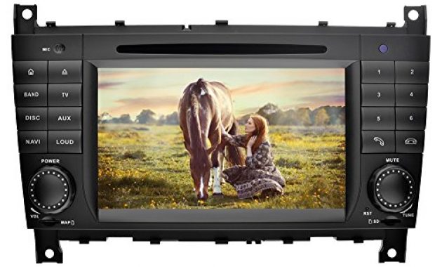 ausgefallene yinuo 7 zoll 2 din touchscreen in dash autoradio moniceiver dvd player gps navigation mit kapazitivem bildschirm 1080p oem stecker canbus fur mercedes benz c class w203 2004 2007 foto