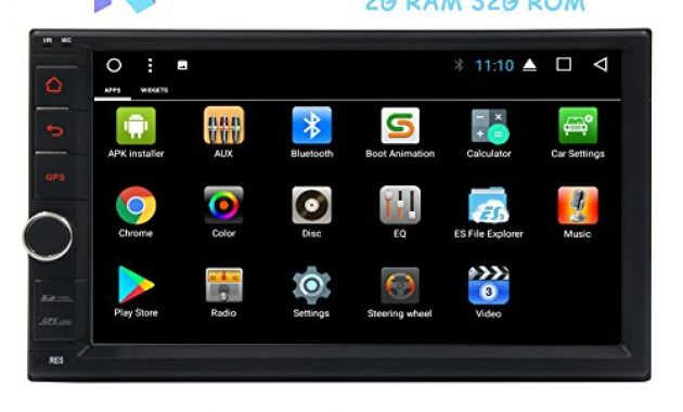 ausgezeichnete 7 hd touchscreen autoradio mit android 71 nougat system octa core 2g ram doppel din gps in dash navigation autoradio auto empfanger unterstutzung wifi 1080p video mirrorlin bild