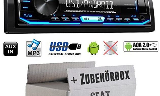 ausgezeichnete autoradio radio jvc kd x151 mp3 usb android 4x50watt einbauzubehor einbauset fur seat ibiza 6l just sound best choice for caraudio foto