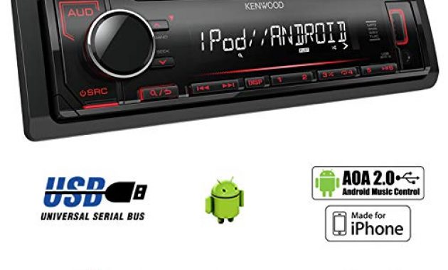 ausgezeichnete autoradio radio kenwood kmm 204 mp3 usb iphone android einbauzubehor einbauset fur audi a4 b6 b7 just sound best choice for caraudio foto