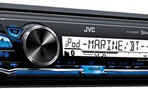 ausgezeichnete jvc kd x33mbt digital media receiver fur maritimen einsatz bluetooth technologie front usbaux eingang schwarz bild