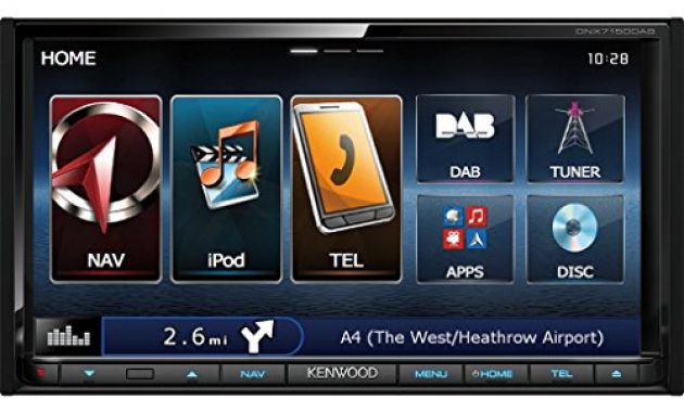 ausgezeichnete kenwood dnx7150dab navigation auto radio mit bluetooth und dab schwarz bild