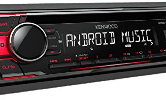 ausgezeichnete kenwood kdc 110ur cd receiver mit frontseitigem usbaux eingang schwarz bild