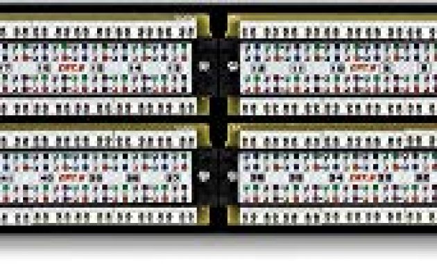 ausgezeichnete trendnet 48 port kat6 ungeschirmtes patch panel kompatible mit kat 3455e6 kabel tc p48c6 bild