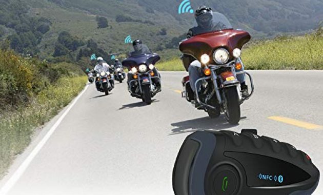ausgezeichnete vnetphoner v8 bluetooth motorcycle intercom motorcycle communication system with remote controller fm nfc 5 riders range 1200m foto