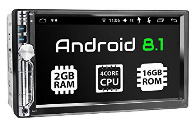 ausgezeichnete xomax xm 2va756 autoradio mit android 81 quadcore 2gb ram 16gb rom gps navigation i support wifi wlan 3g 4g dab obd2 i bluetooth 7 zoll 18 cm touchscreen usb sd aux bild