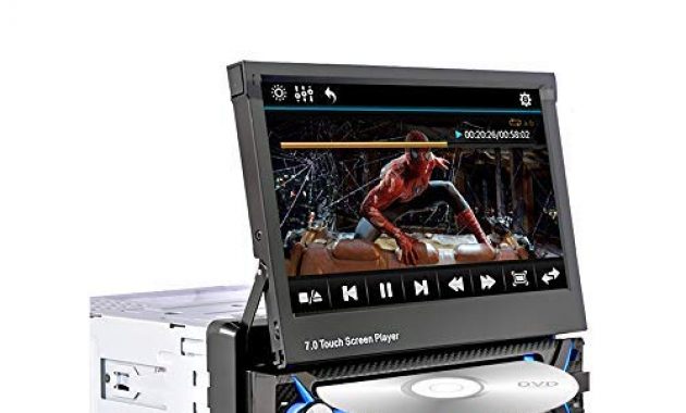awesome 1 din car multimedia stereo cd player mit dvd player 7 zoll touchscreen monitor bluetooth fm usb sd mp4 mp3 aux foto