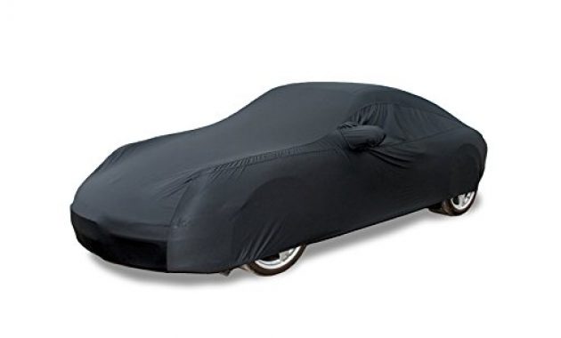 awesome autoabdeckungcom soft indoor car cover stretch delux abdeckplane premium mit spiegeltaschen bild