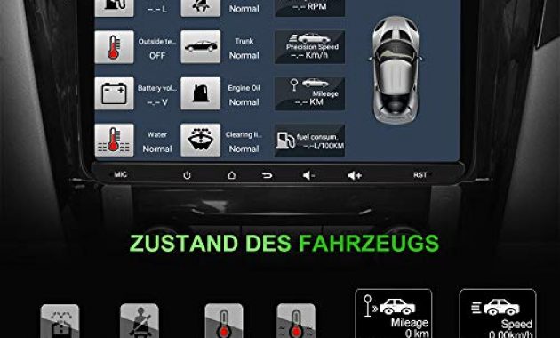 awesome awesafe autoradio 1 din 9 zoll android 81 radio mit navi fur vw seat skoda unterstutzt carplay 4g wifi lenkradsteuerung foto