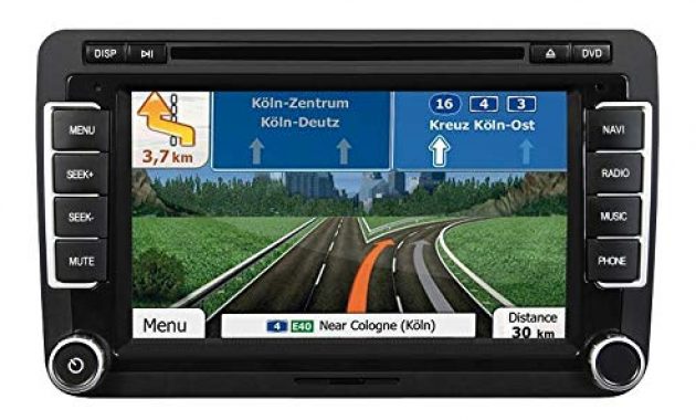 awesome esx naviceiver vn720vw radio navigation dab fur skoda yeti 5l ab 2009 bild