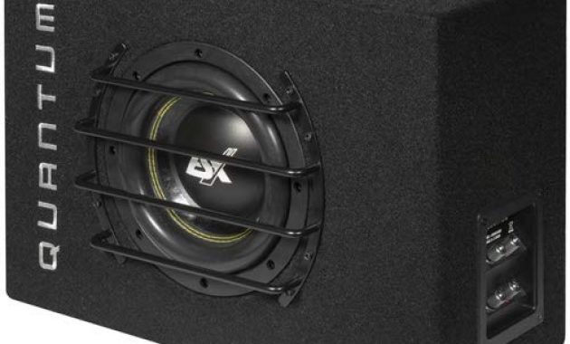 awesome esx qsb8 quantum qsb 20cm subwoofer im kompakten bassreflexgehause bild