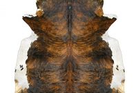 awesome grosse sudamerikanische rinderfelle kuhfelle braun weiss natur seidig glanzendes fell ca 3 4 m2 foto