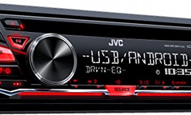 awesome jvc kd r482 usbcd receiver mit front aux eingang schwarz bild