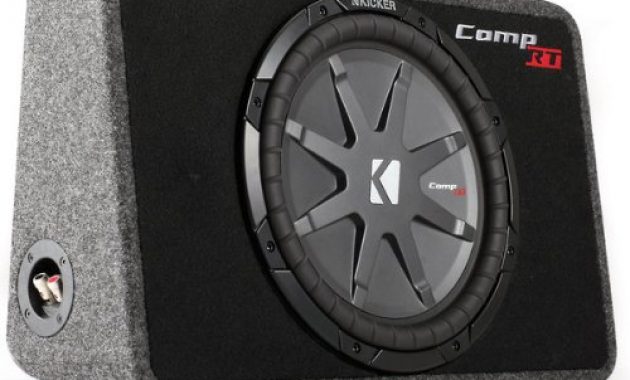 awesome kicker compvt tcrt12 30cm flat gehause subwoofer impedanz1x4 ohm foto