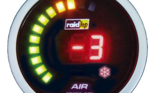 awesome raid hp 660543 zusatzinstrument aussenthermometer temperaturanzeige serie night flight digital red bild