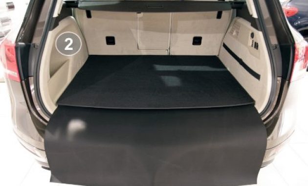 awesome teileplus24 bm2806 kofferraummatte 3 teilig mit ladekantenschutz und ruckbankschutz foto
