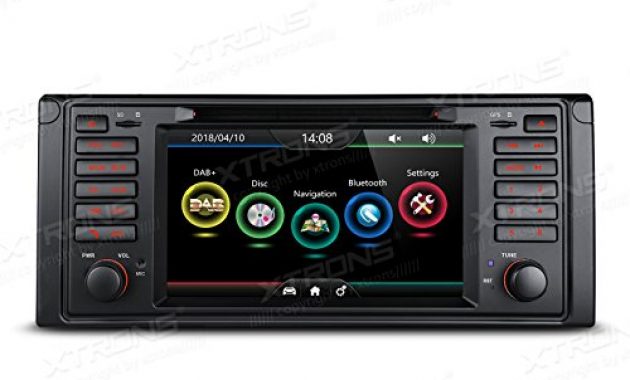 awesome xtrons 7 touch screen autoradio mit windows ce dvd player autostereo unterstutzt gps navigation dual canbus rds bluetooth auto musik streaming dab fur bmw 5 serien bild