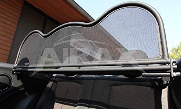 cool airax windschott fur mini one cooper f57 cabrio windabweiser windscherm windstop wind deflector deflecteur de vent foto