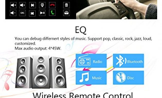 cool eincar double 2 din gps auto stereo dvd cd player mit 62 zoll kapazitiven touch screen unterstutzung fm am rds radio aux usb dual sd card slot bluetooth audio receiver fernbedienung bild