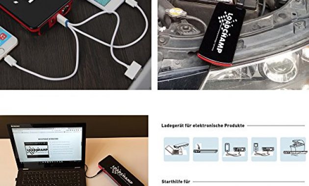 cool loadchamp auto starthilfe power bank 18000mah jump starter booster foto