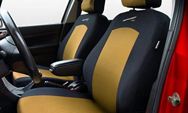 cool saferide universal gold komplettset pkw sitzbezug fur auto sitzschoner set schonbezuge autositz autositzbezuge sitzauflagen sitzschutz sport line foto