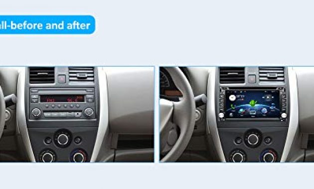 cool stereo autoradio upgrade version mit android 60 qure core wlan doppel din dvd player gps navigation und integrierter kamera fur alle automodelle bild