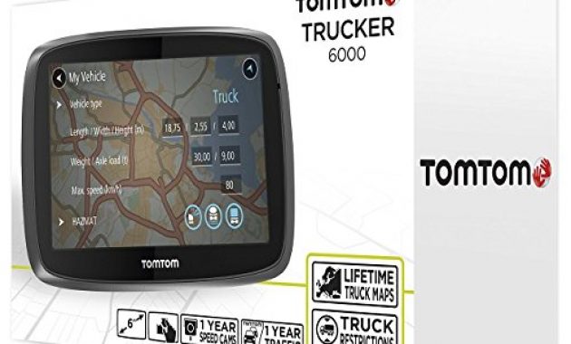 cool tomtom trucker 6000 lifetime edition bild