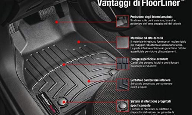 cool weathertech passgenaue fussmatten gummimatten passend fur nissan leaf 1gen 2013 17grau2 reihe floorliner foto