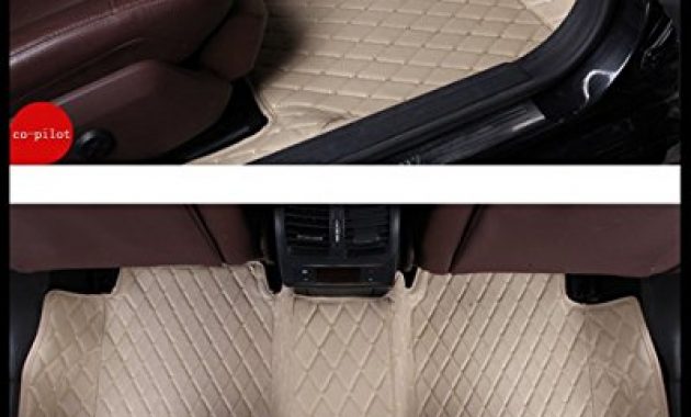 cool worth mats massgeschneiderte auto fussmatte luxus leder beige foto