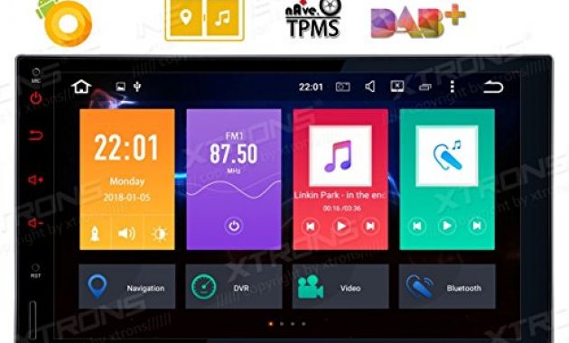 cool xtrons 7 touch screen double din autoradio mit android 80 octa core unterstutzt 3g 4g bluetooth 2din 4gb ram 32gb rom dab obd2 tpms auto multimedia player te706pl bild