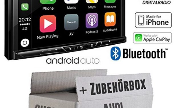 erstaunlich autoradio radio pioneer sph da230dab bluetooth dab usb apple carplay androidauto einbauzubehor einbauset fur audi tt 8j chorus just sound best choice for caraudio bild