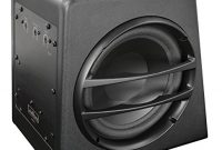 erstaunlich axton axb20a compact subwoofer 20cm mit verstarker und passivmembran bild