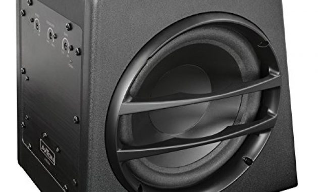 erstaunlich axton axb20a compact subwoofer 20cm mit verstarker und passivmembran bild