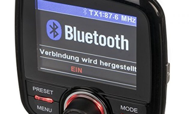 erstaunlich dual dab ca 10 kfz adapter automatischer sendersuchlauffunktion bluetooth und aux in anschluss farbdisplay schwarz bild