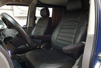 erstaunlich k maniac sitzbezuge t5 t6 multivan california kombi caravelle transporter kasten schonbezug set fahrersitz beifahrersitz armlehnen autositzbezuge auto zubehor kunstleder schwarz bild