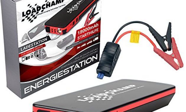 erstaunlich loadchamp auto starthilfe power bank 18000mah jump starter booster foto