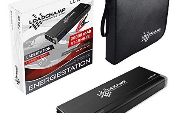 erstaunlich loadchamp lithium auto starthilfe power bank gerat 20000mah 750a 12v jump starter booster akku batterie foto