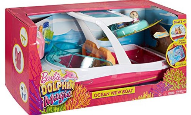 erstaunlich mattel barbie fbd82 magie der delfine abenteuerboot bild