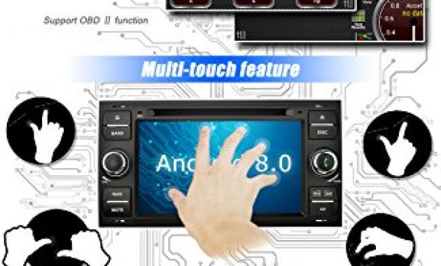 erstaunlich ohok 7 zoll bildschirm 2 din autoradio android 800 oreo octa core radio mit navi moniceiver dvd gps navigation unterstutzt bluetooth dab fur ford focus schwarz bild