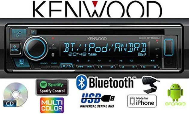 erstaunlich renault clio 3 fl autoradio radio kenwood kdc bt530u bluetooth spotify iphone android cdmp3usb einbauzubehor einbauset foto