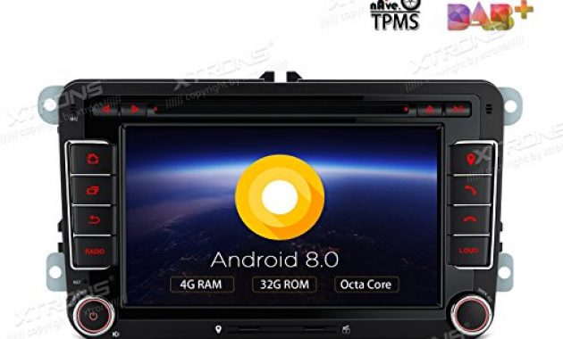 erstaunlich xtrons 7 auto touchscreen autoradio auto dvd player mit android 80 octa core auto autostereo unterstutzt 3g 4g bluetooth 4gb ram 32gb rom dab obd2 tpms fur vw volkswagenseatsk bild